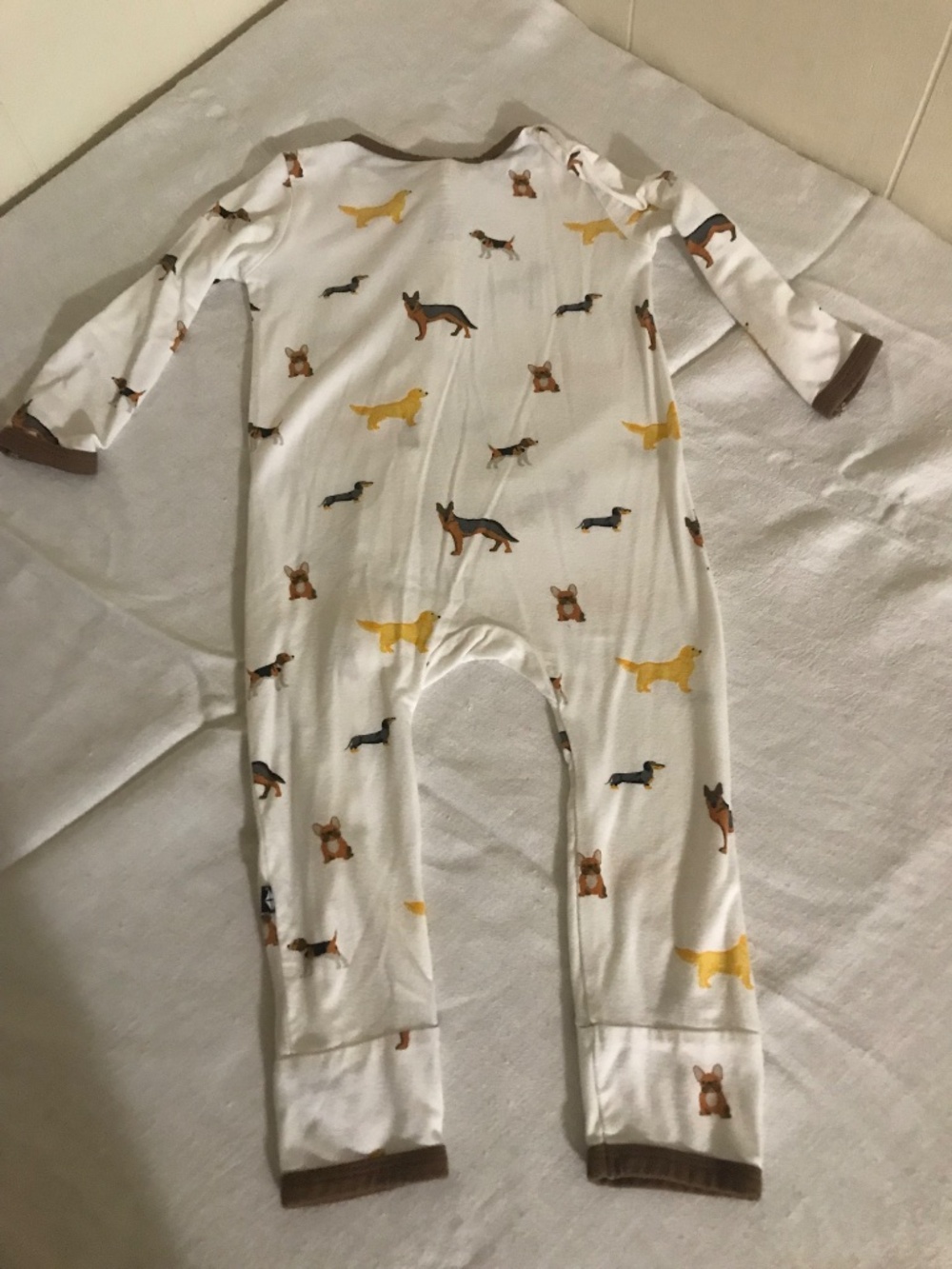 KYTE BABY BAMBOO SLEEPER DOG PRINT 12-18 MONTHS - Picture 3 of 4